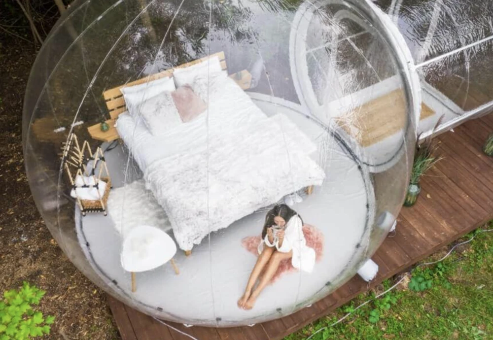 inflatable transparent tent